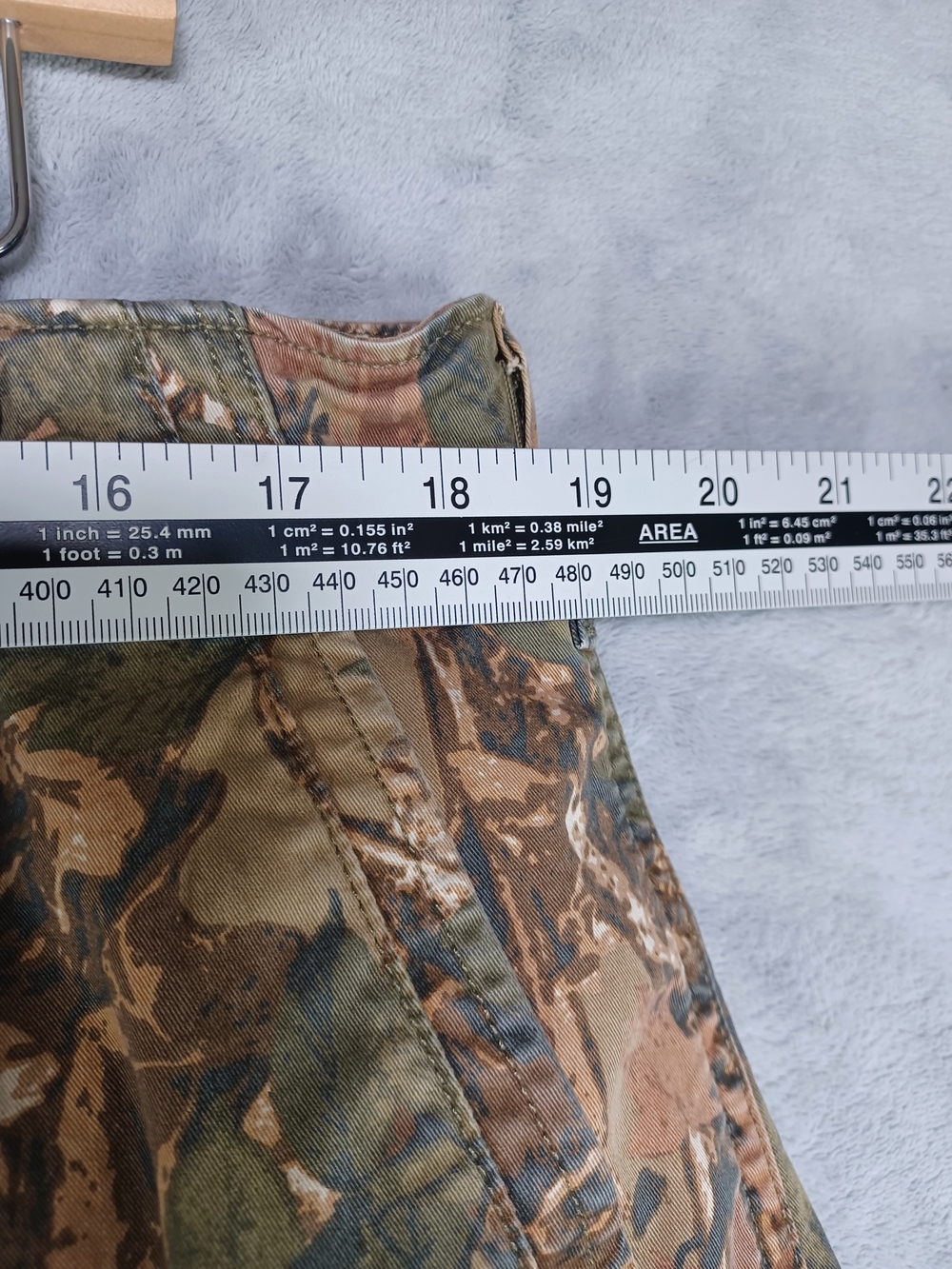 American Eagle Men's Camo Cargo Shorts 36 Utility Hunting Outdoor Relaxed Fit - Picture 12 of 15